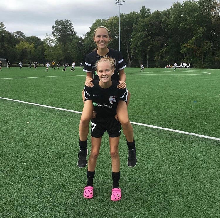 senior athlete letter friendship passion met daughter built friend field around their beautiful her