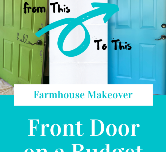 Front Door Makeover on a Budget