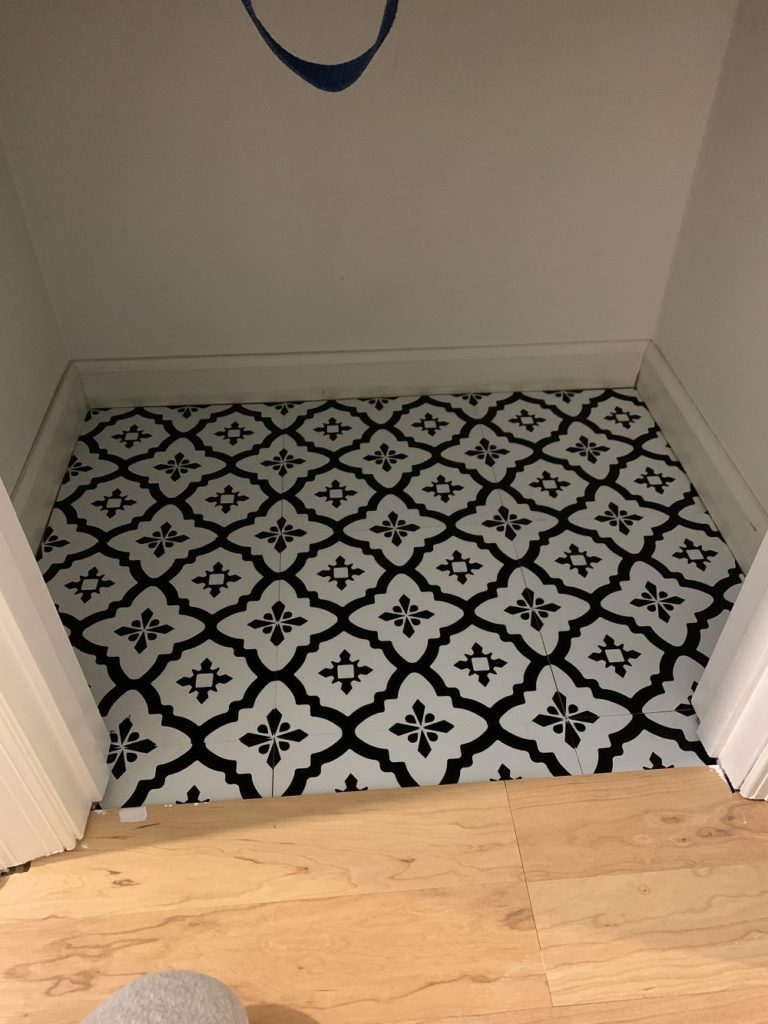 foyer closet makeover