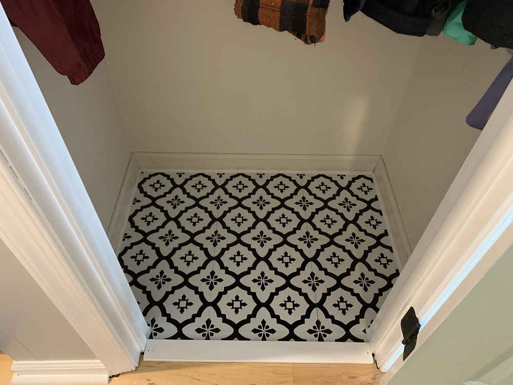 Foyer closet makeover