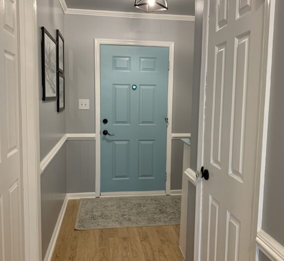 New Foyer makeover on a budget